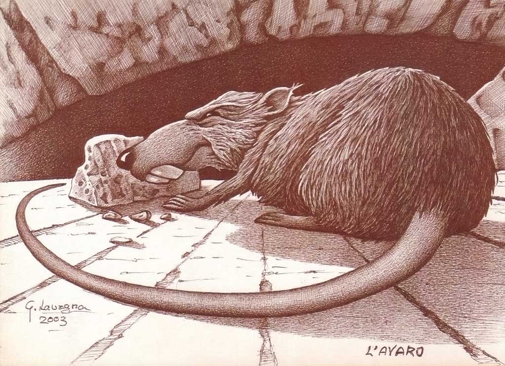 The avaricious in animal version