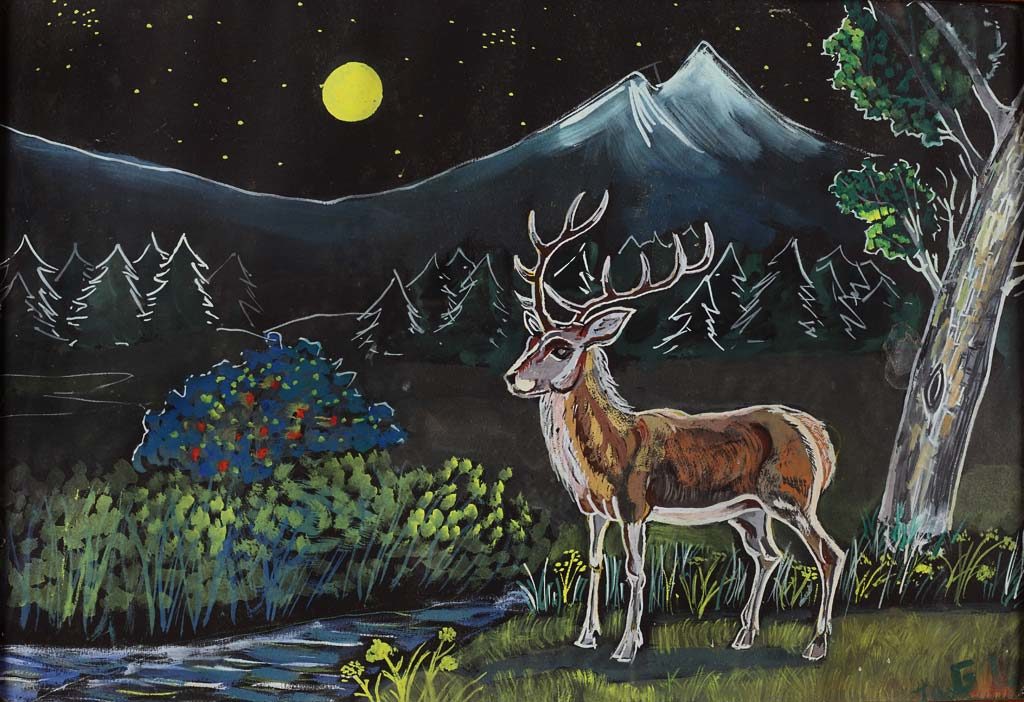 The deer and the night