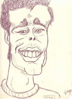 caricature of the singer Dino