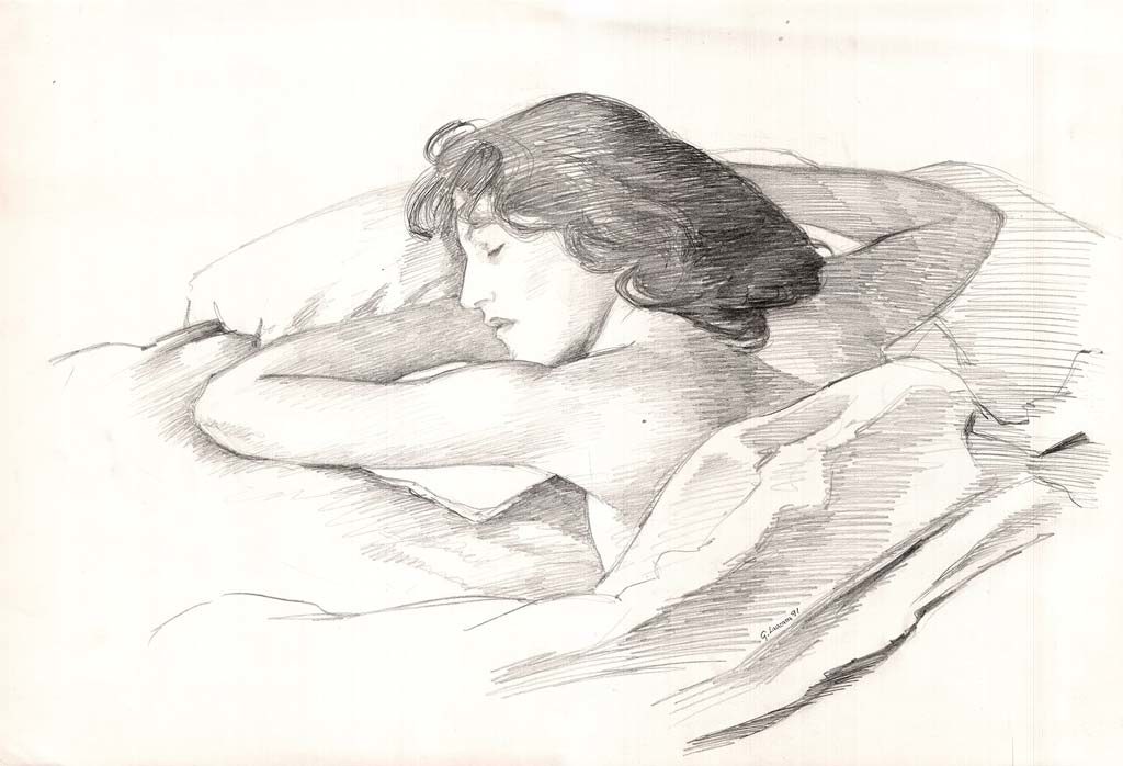 Sleeping woman