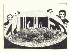 disegno a china con figure umane