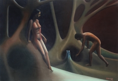 nudi umani ambientazione irreale