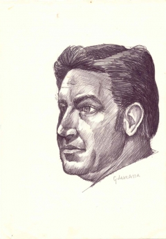 ritratto del padre di Graziano Lauzana